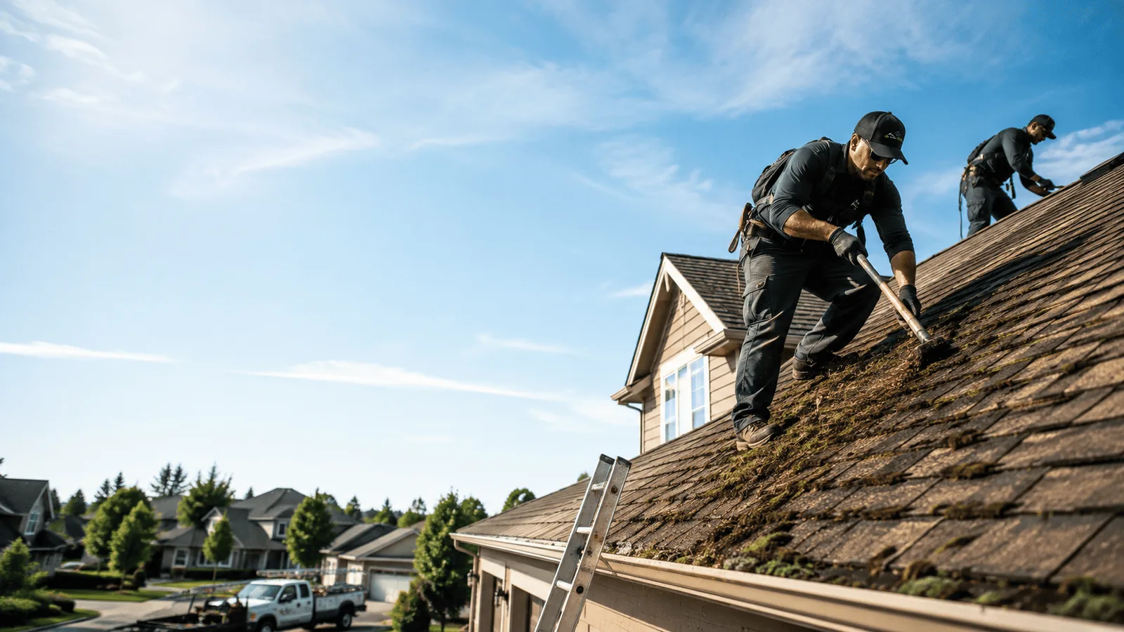 Roof Moss Removal in Leedey, OK near me